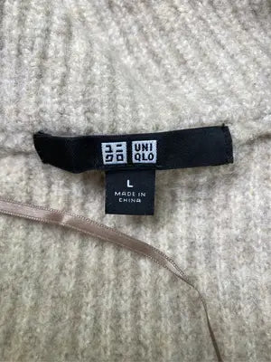 UNIQLO/ユニクロ/ワンピース/ワンピース/ドレス/ベージュ/L