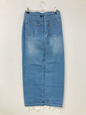 avventura/デニムスカート/スカート/スカイブルー
