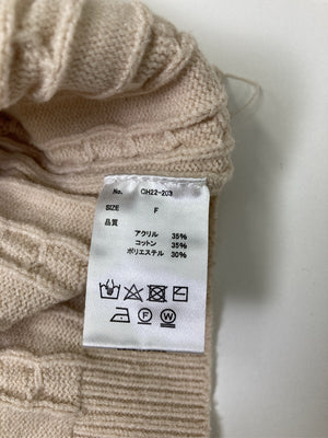 Chico/チコ/ニット/セーター/トップス/ベージュ/F
