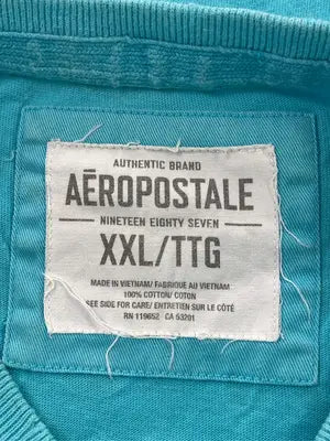 AEROPOSTALE/エアロポスタル/Tシャツ/カットソー/トップス/スカイブルー/XXL