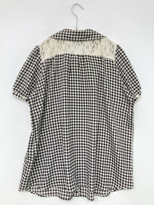 Honeys/ハニーズ/シャツ/ブラウス/トップス/ブラック/L