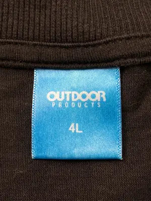OUTDOOR PRODUCTS/Tシャツ/カットソー/トップス/ブラック/4L