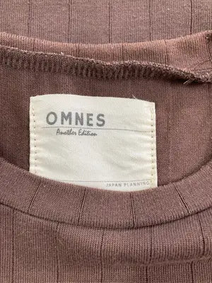OMNES/オムネス/Tシャツ/カットソー/トップス/ブラウン