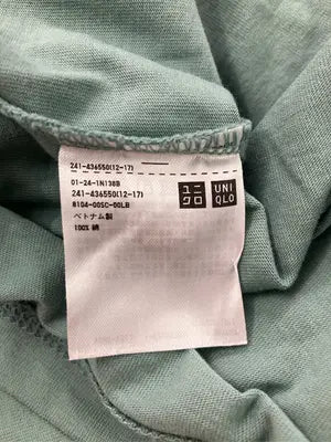 UNIQLO/ユニクロ/Tシャツ/カットソー/トップス/グリーン/M