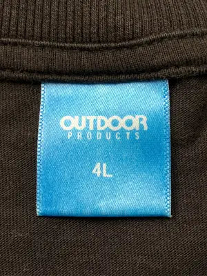OUTDOOR PRODUCTS/Tシャツ/カットソー/トップス/ブラック/4L