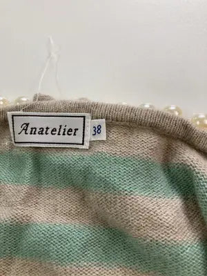 Anatelier/アナトリエ/カーディガン/ボレロ/トップス/ライトグリーン/38