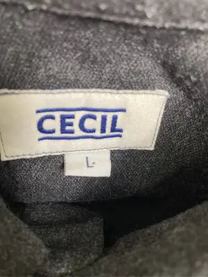 CECIL/シャツ/ブラウス/トップス/ブラック/L