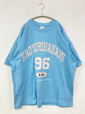 KAO YORI NAKAMI/カオヨリナカミ/Tシャツ/カットソー/トップス/スカイブルー