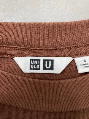 UNIQLO U/ユニクロユー/Tシャツ/カットソー/トップス/ブラウン/S
