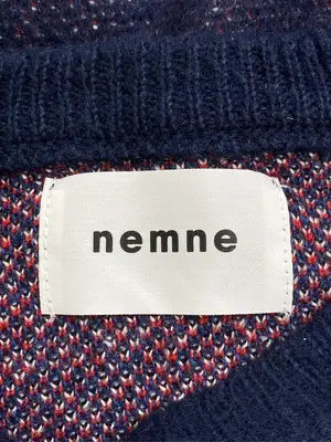 nemne/ネンネ/ニット/セーター/トップス/ネイビー/M