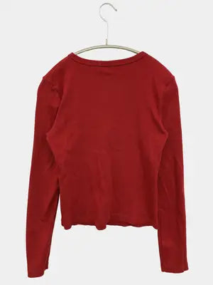 UNIQLO/ユニクロ/Tシャツ/カットソー/トップス/レッド/S