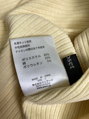 w closet/ダブルクローゼット/カーディガン/ボレロ/トップス/イエロー/F