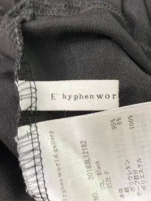 E hyphen world gallery peace/イーハイフンワールドギャラリーピース/ワンピース/ワンピース/ドレス/ブラック/F