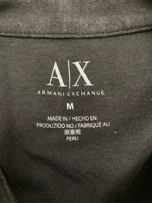 ARMANI EXCHANGE/アルマーニエクスチェンジ/ポロシャツ/トップス/ブラック/M
