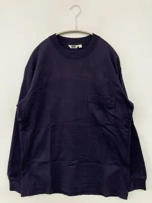UNIQLO/ユニクロ/Tシャツ/カットソー/トップス/ネイビー/M