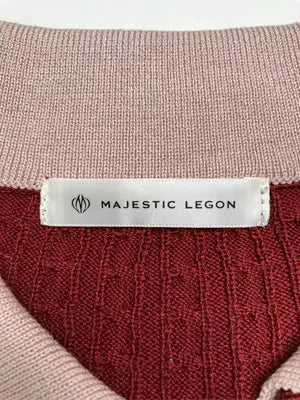 MAJESTIC LEGON/マジェスティックレゴン/ポロシャツ/トップス/レッド/M