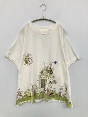 HOME MADE/Tシャツ/カットソー/トップス/ホワイト/F