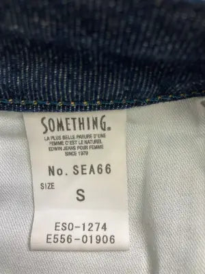 SOMETHING/サムシング/デニムパンツ/パンツ/ネイビー/S