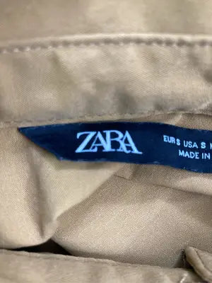ZARA/ザラ/シャツ/ブラウス/トップス/ブラウン/EUR S