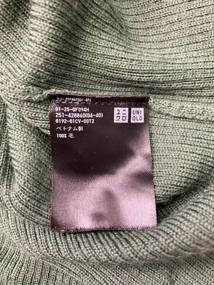 UNIQLO/ユニクロ/ニット/セーター/トップス/グリーン/M