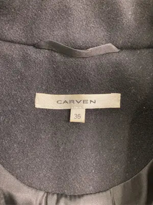 CARVEN/カルヴェン/チェスターコート/ジャケット/アウター/ブラック/３６