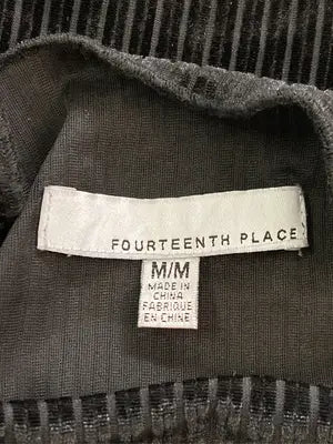 FOURTEENTH PLACE/Tシャツ/カットソー/トップス/ブラック/M