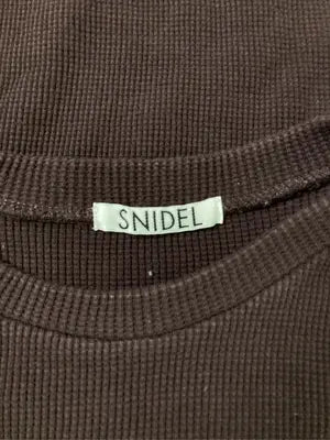 SNIDEL/スナイデル/ニット/セーター/トップス/ブラウン/ONE SIZE