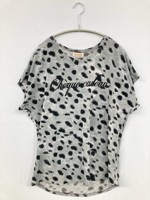 JUNON/Tシャツ/カットソー/トップス/グレー