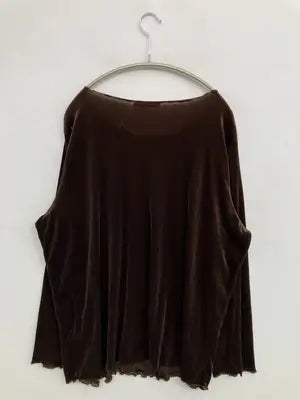 Hina Style/Tシャツ/カットソー/トップス/ブラウン/4L