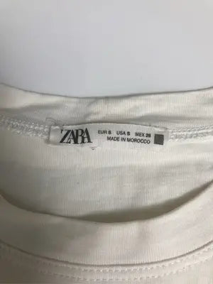 ZARA/ザラ/Tシャツ/カットソー/トップス/アイボリー/S