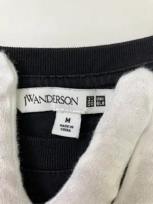 UNIQLO JW Anderson/ユニクロジェイダブリューアンダーソン/Tシャツ/カットソー/トップス/ブラック/M