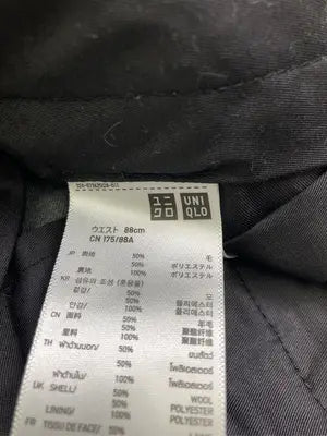UNIQLO/ユニクロ/スラックス/パンツ/グレー/ウエスト 88cm