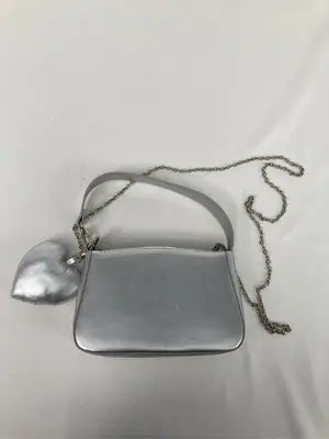 ME％/ハンドバッグ/バッグ/シルバー