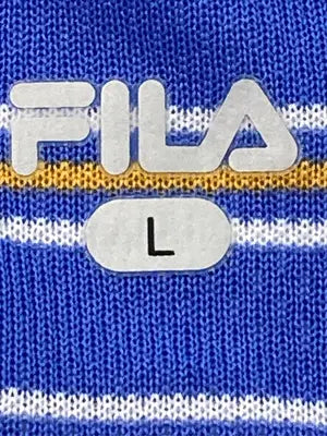 FILA/フィラ/ポロシャツ/トップス/ブルー/L
