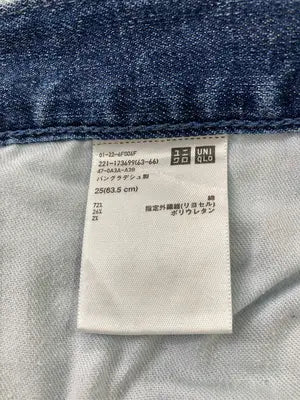 UNIQLO/ユニクロ/デニムパンツ/パンツ/ネイビー/25(63.5cm)