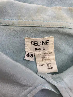 CELINE/セリーヌ/シャツ/ブラウス/トップス/スカイブルー/48