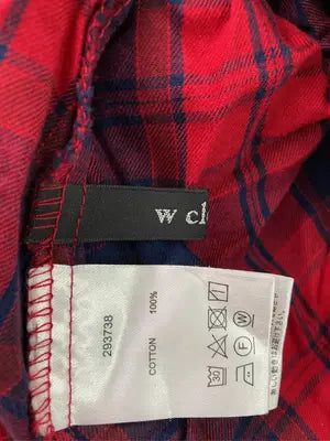 w closet/ダブルクローゼット/シャツワンピース/ワンピース/ドレス/レッド