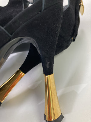 VERO CUDIO/サンダル/シューズ/ブラック/37 1/2