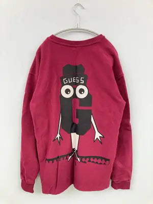 GUESS/ゲス/スウェット/トップス/レッド/M
