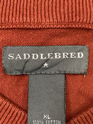 SADDLEBRED/ベスト/トップス/レッド/XL