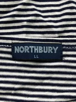 Northbury/Tシャツ/カットソー/トップス/ブラック/LL