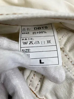 DBTS/デニムパンツ/パンツ/アイボリー/L