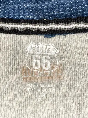 ROUTE66/ルートロクロク/Tシャツ/カットソー/トップス/ブルー/L/G