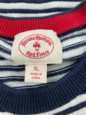 BROOKS BROTHERS/ブルックスブラザーズ/ニット/セーター/トップス/ネイビー/XL