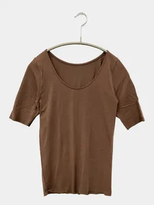 Wing/Tシャツ/カットソー/トップス/ブラウン/M