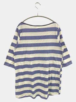 flat field/Tシャツ/カットソー/トップス/ブルー/L