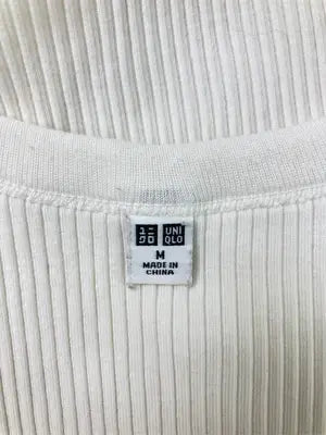 UNIQLO/ユニクロ/タンクトップ/トップス/ホワイト/M