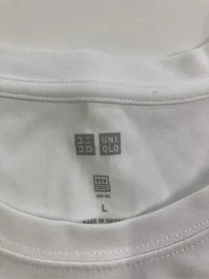 UNIQLO/ユニクロ/Tシャツ/カットソー/トップス/ホワイト/L