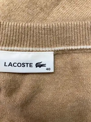 LACOSTE/ラコステ/ニット/セーター/トップス/ベージュ/40