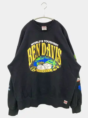 BEN DAVIS/ベンデイビス/スウェット/トップス/ブラック/X-LARGE